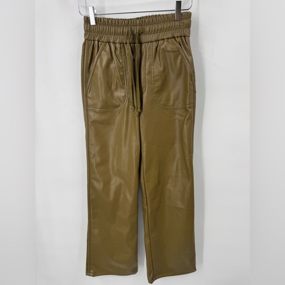 MOTHER The rambler lounger ankle fir green pants small B523 - Picture 4 of 9